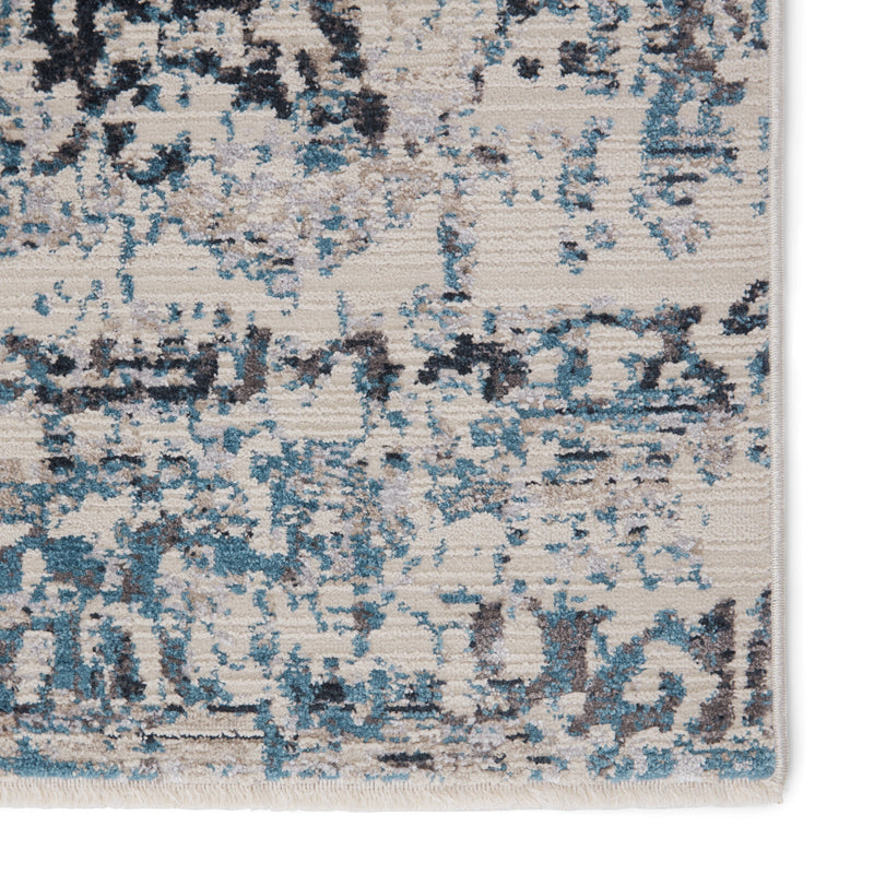 Halston Abstract Rug in Gray & Blue by Jaipur Living