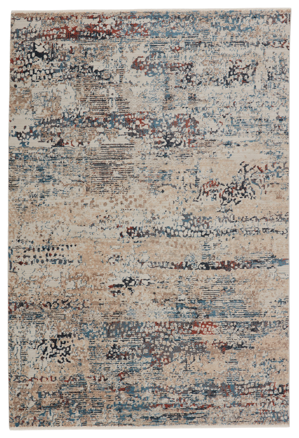 Halston Abstract Rug in Blue & Gray by Jaipur Living
