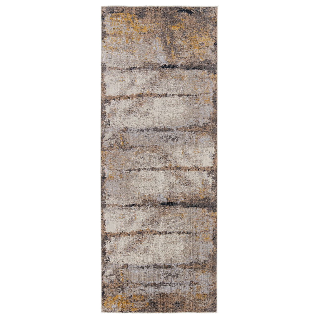 trevena abstract rug in gray gold by jaipur living 2