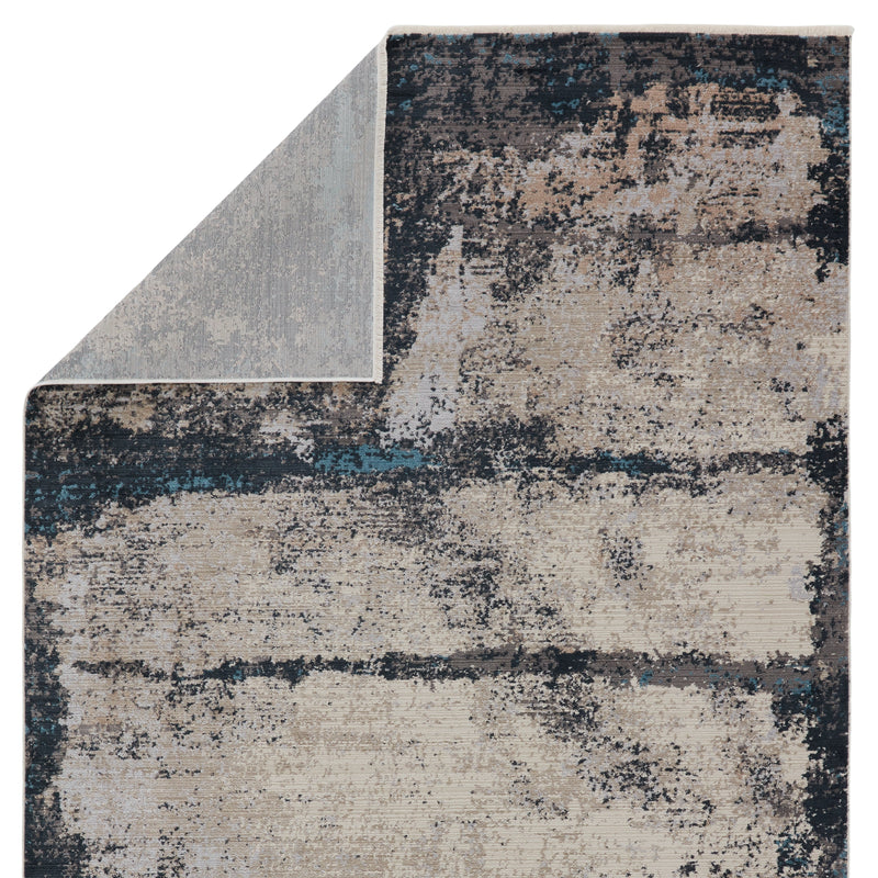 Trevena Abstract Rug in Blue & Gray by Jaipur Living