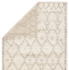 Zola Hand-Knotted Geometric Ivory & Brown Area Rug
