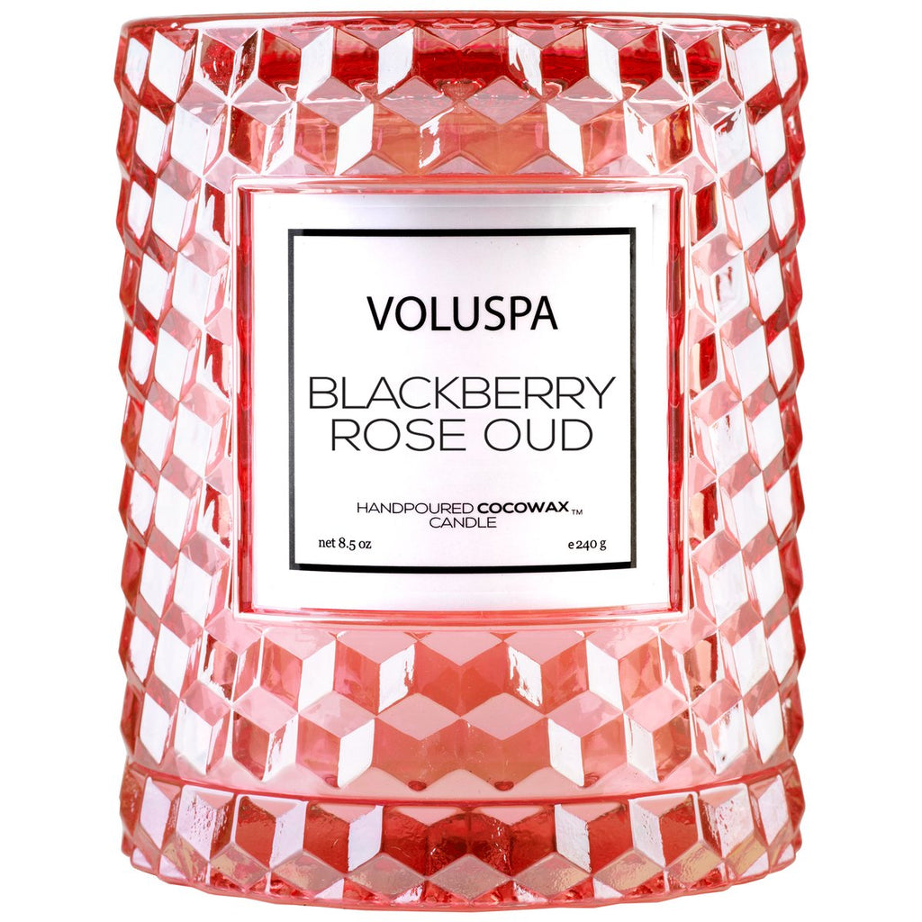 blackberry rose oud cloche candle 1