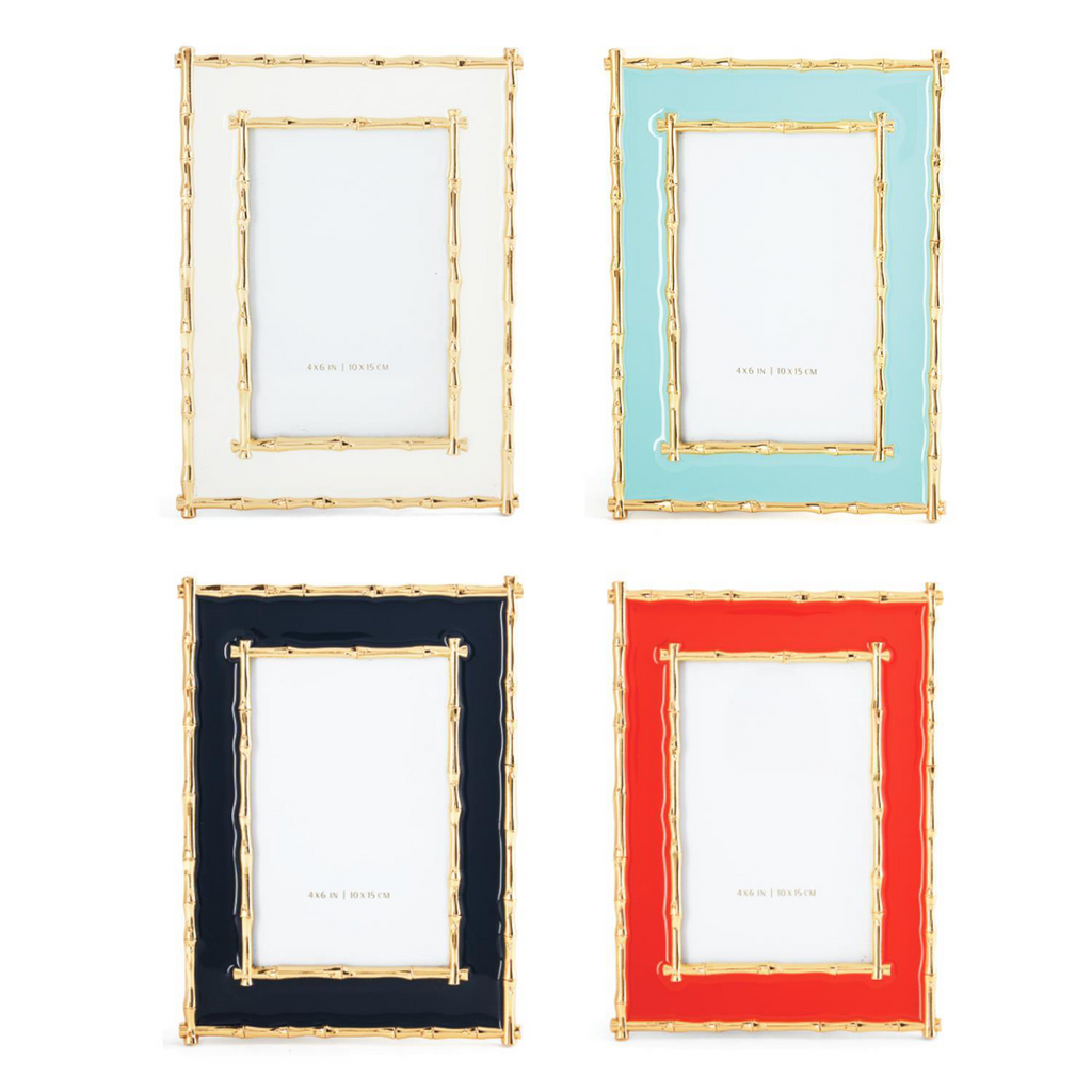 brynn gold bamboo border photo frames in various colors design by tozai 1