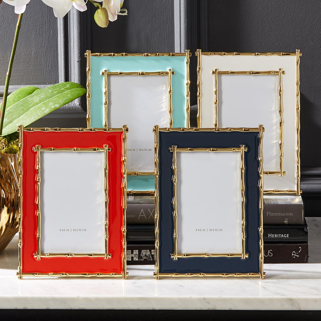 brynn gold bamboo border photo frames in various colors design by tozai 2