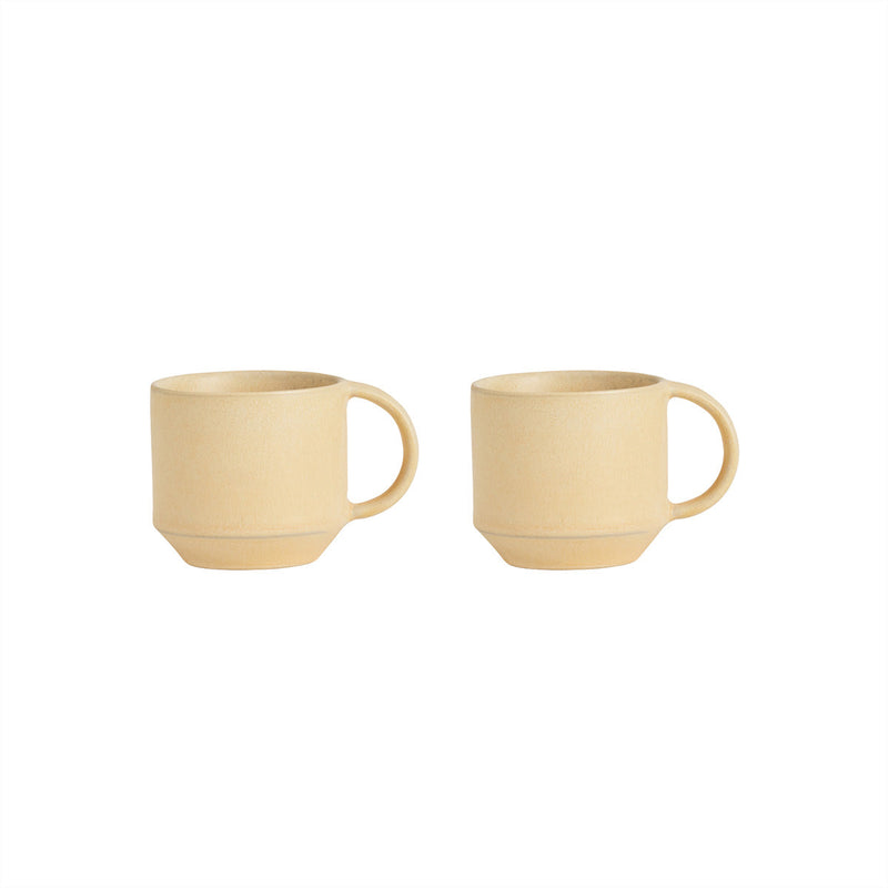 yuka espresso cup set of 2 in butter 1