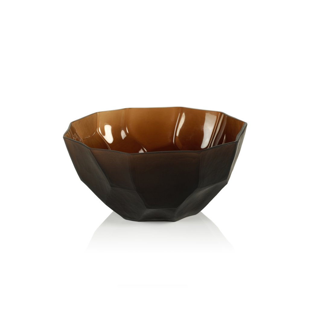 sicilia amber glass bowl ch 5936 1