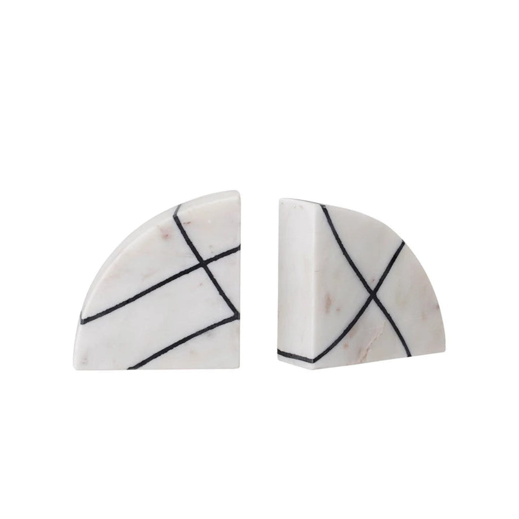 marble bookends set of 2 1