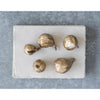 resin figs with antique finish set of 5 4