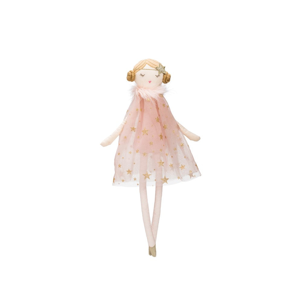 cotton doll with pink star dress 1