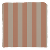 Peach Stripe Throw Pillow