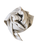 linen swaddle blanket in earth stripe 1