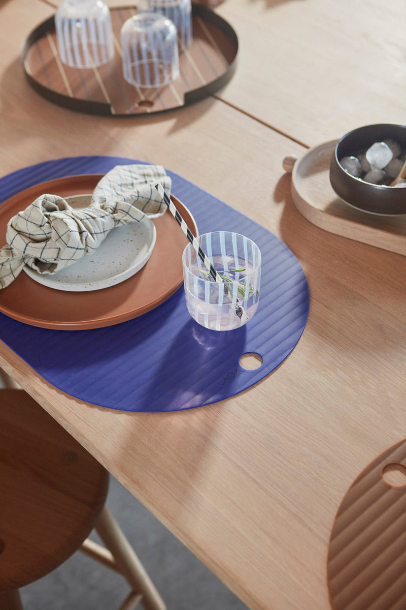 ribbo placemat pack of 2 optic blue 3