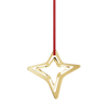 ornament four point star gold 2