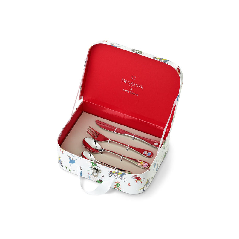 Friends of Wednesday Suitcase 4 Piece Cutlery Set by Degrenne Paris