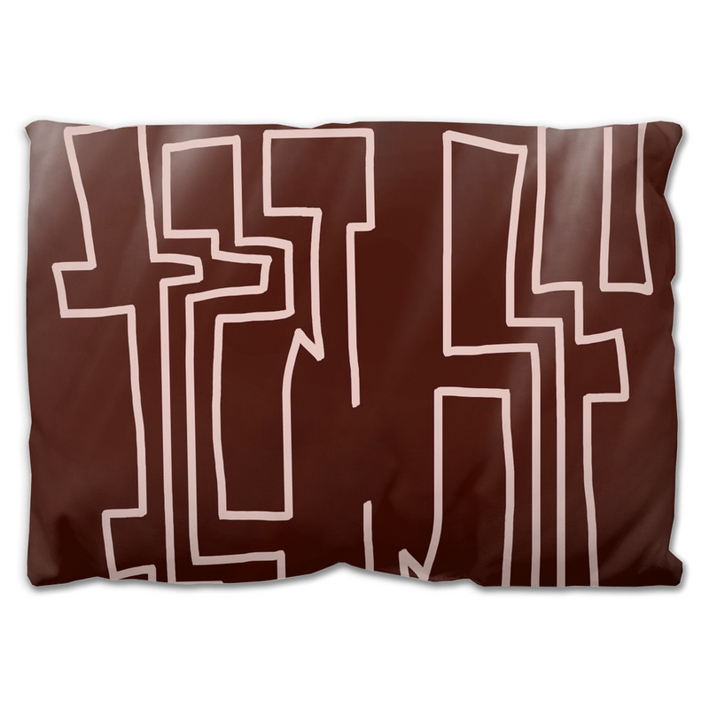 glyph throw pillow 11