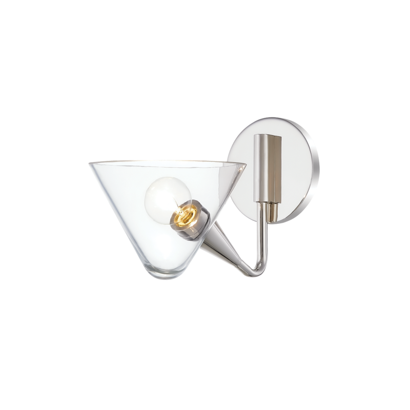 isabella 1 light wall sconce by mitzi h327101 agb 3