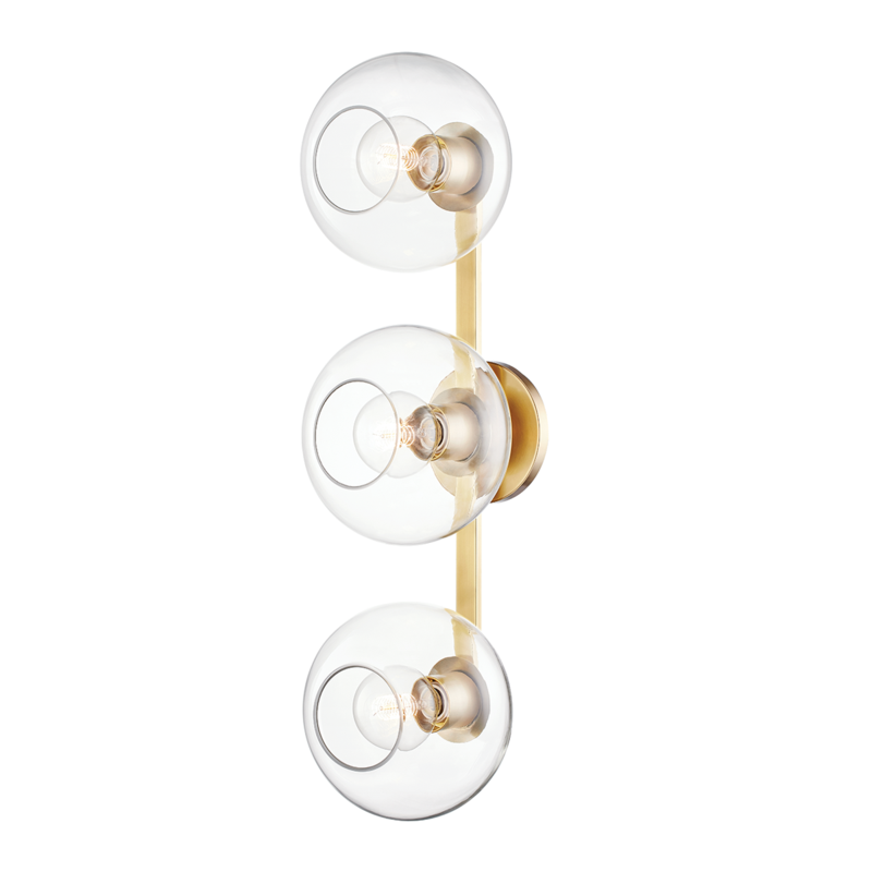 margot 3 light wall sconce by mitzi h270103 agb 2