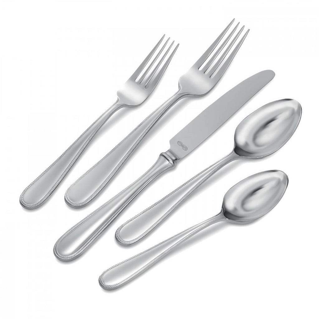Vera Infinity Stainless Steel 5-Piece Place Setting by Vera Wang