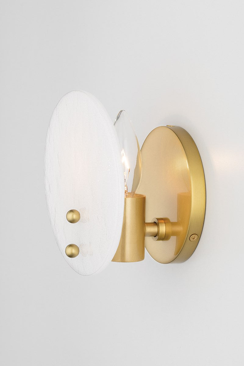 giselle 1 light wall sconce by mitzi h428101 agb 5