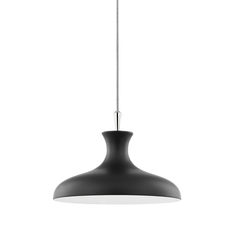 cassidy 1 light small pendant by mitzi h421701s agb wh 2