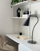 lupe 1 light table lamp by mitzi hl285201 agb 16