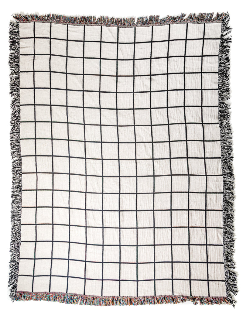 Grid Woven Blankets