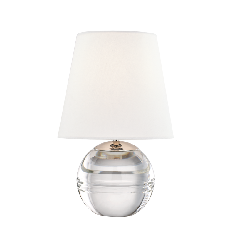 nicole 1 light table lamp by mitzi hl310201 pn 1