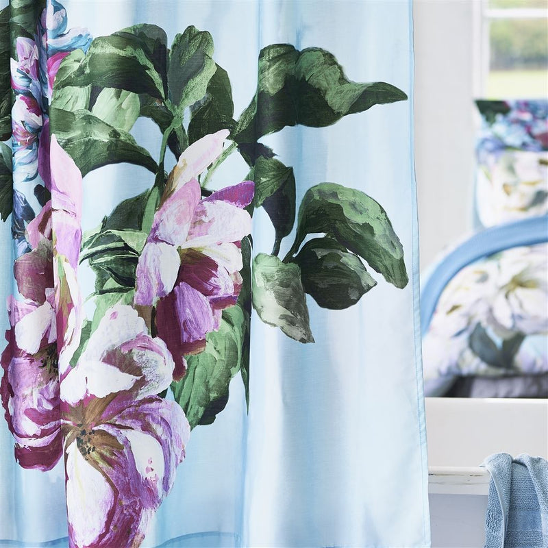 Delft Flower Sky Shower Curtain Design By Designers Guild