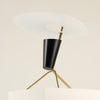 kenly 1 light table lamp by mitzi hl535201 agb 9