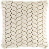 Alana AAP-001 Felted Square Pillow in Cream by Surya