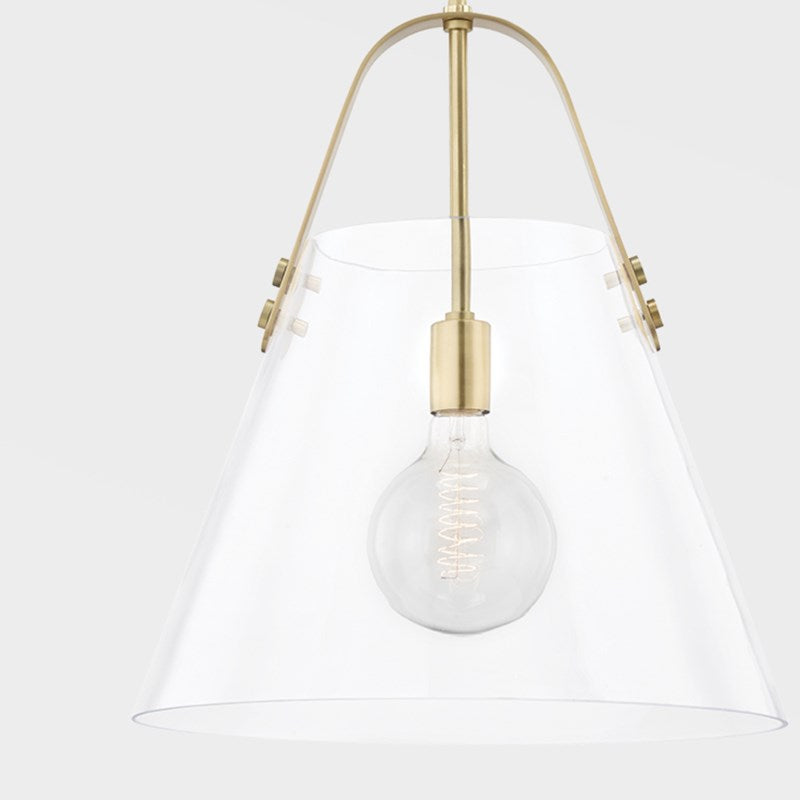 karin 1 light extra large pendant by mitzi h162701xl agb 4
