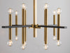 colette 16 light chandelier by mitzi h296816 agb bk 6