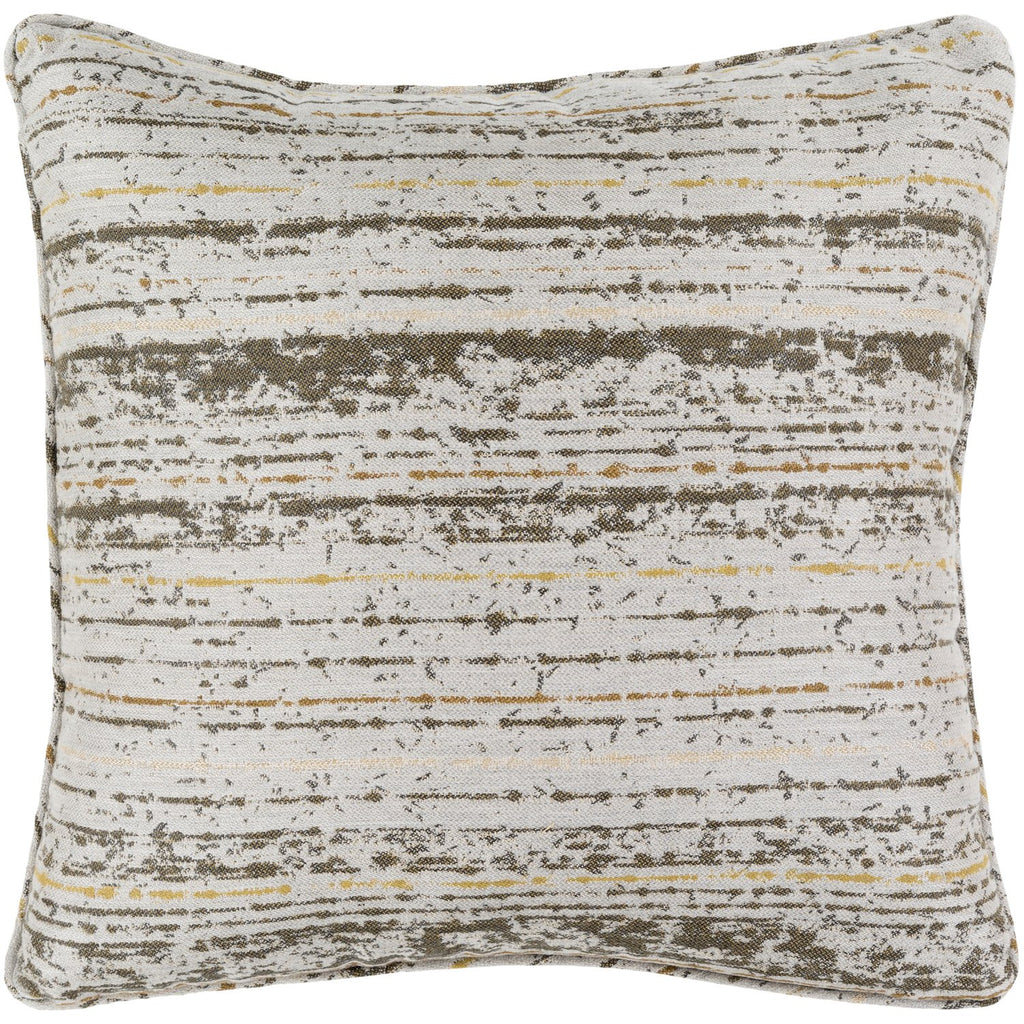 Arie AE-001 Woven Pillow in Mustard & Camel by Surya