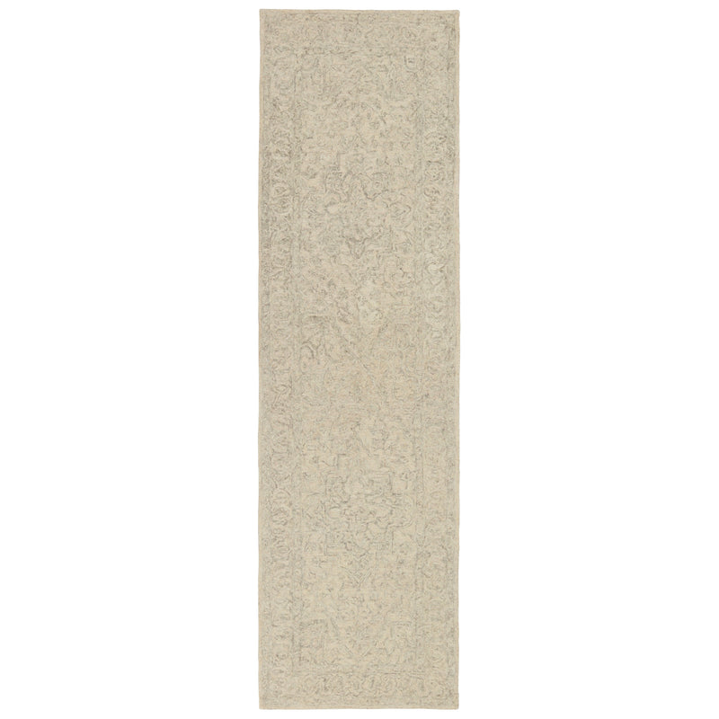 lena handmade medallion light gray cream rug by jaipur living 7