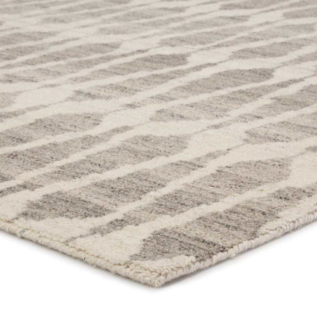sabot geometric rug in whitecap gray fallen rock design by jaipur 2