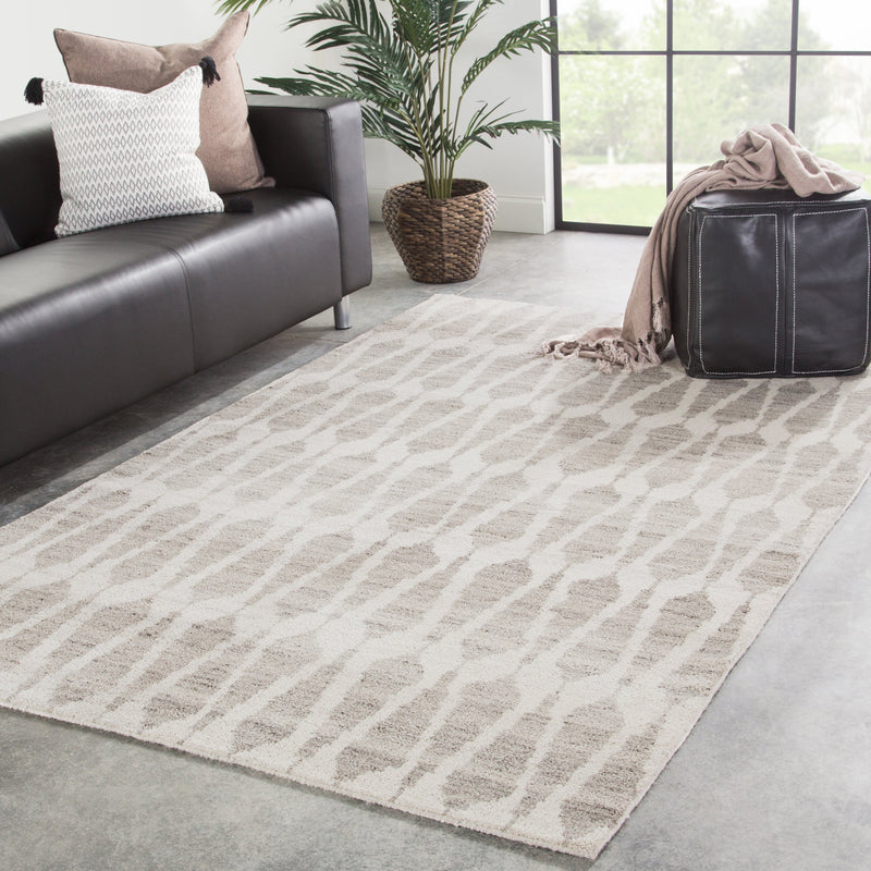 sabot geometric rug in whitecap gray fallen rock design by jaipur 5
