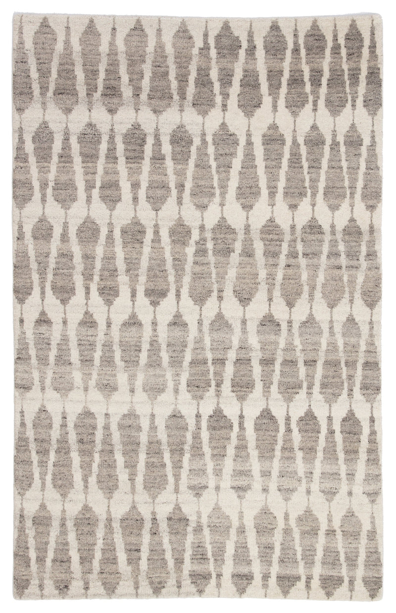 sabot geometric rug in whitecap gray fallen rock design by jaipur 1