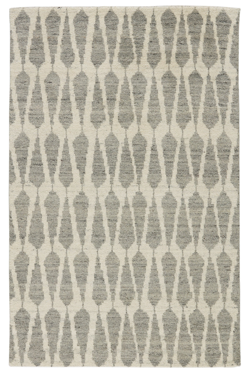 sabot geometric rug in whitecap gray fallen rock design by jaipur 6