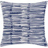 Azora AZO-003 Woven Square Pillow in Pale Blue & White by Surya