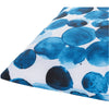 Azora AZO-004 Woven Square Pillow in Pale Blue & White by Surya