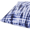 Azora AZO-005 Woven Square Pillow in Dark Blue & White by Surya