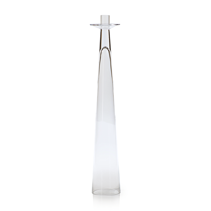 Alina Glass Taper Candle Holder in Various Sizes