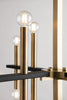 colette 16 light chandelier by mitzi h296816 agb bk 3