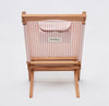 laurens pink stripe 2 piece chair by business pleasure co bpc 2 lau pnk 2