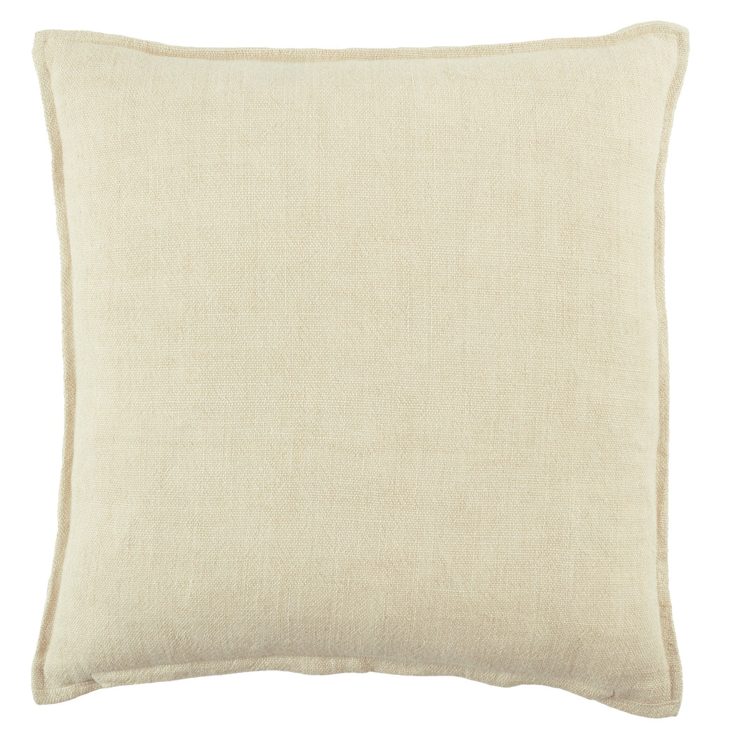 Burbank Blanche Reversible Down Cream Pillow 2