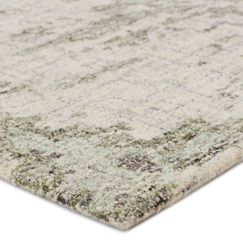 Britta Plus Hand Tufted Absolon Taupe & Green Rug 2