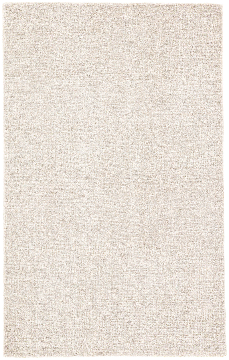 Oland Solid Rug in Feather Gray & White Alyssum design by Jaipur Living