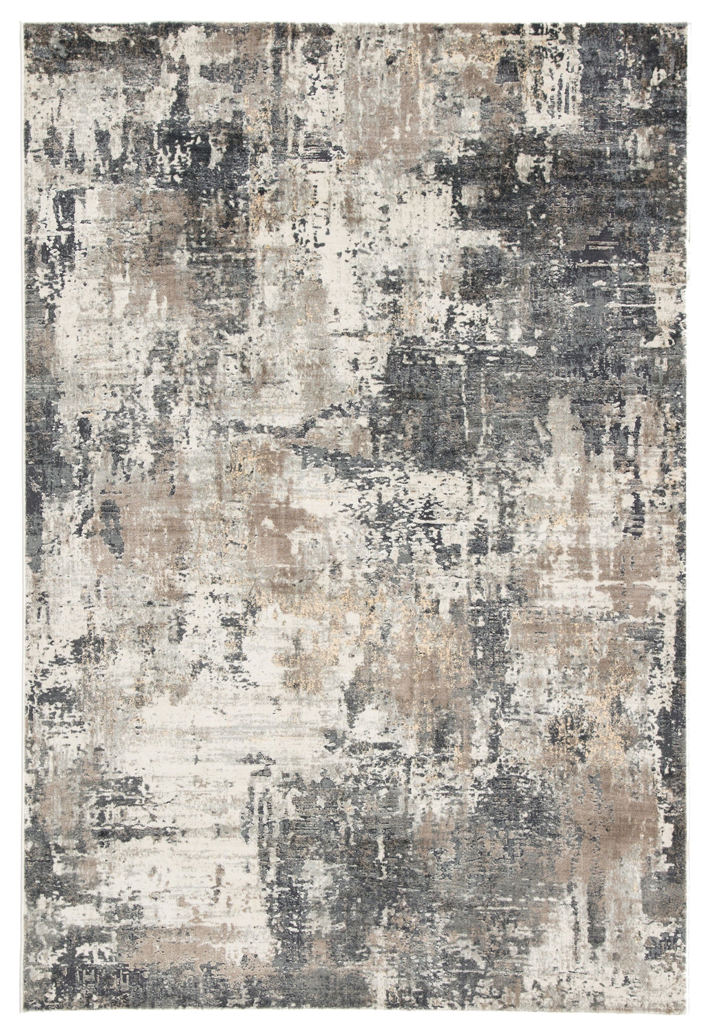 sisario abstract gray gold rug design by jaipur 1