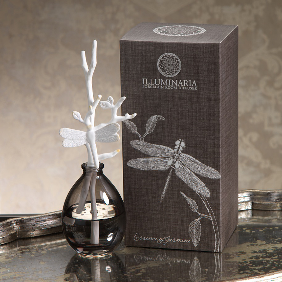 illuminaria porcelain diffuser essence of jasmine ch 3278 2
