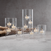 suspended glass tealight holder and hurricane by panorama city 7